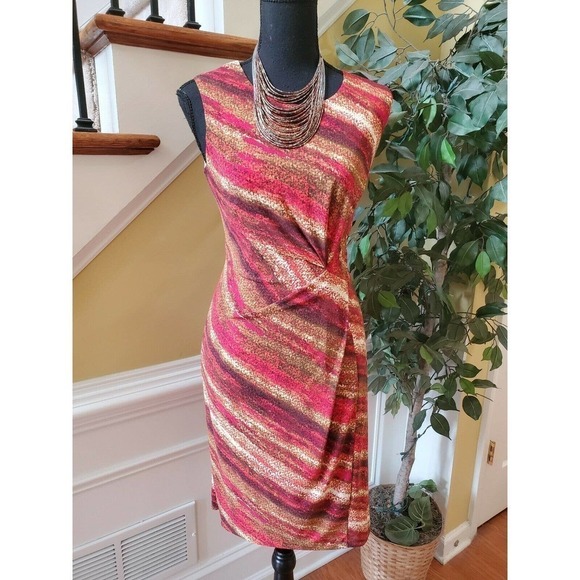 Jones Wear Dresses & Skirts - JONES WEAR DRESS-BRIGHT COLORS-SIZE 4